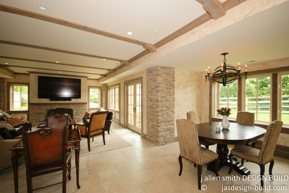 Potomac, MD. Luxury Basement Basement DC Metro by J Allen Smith