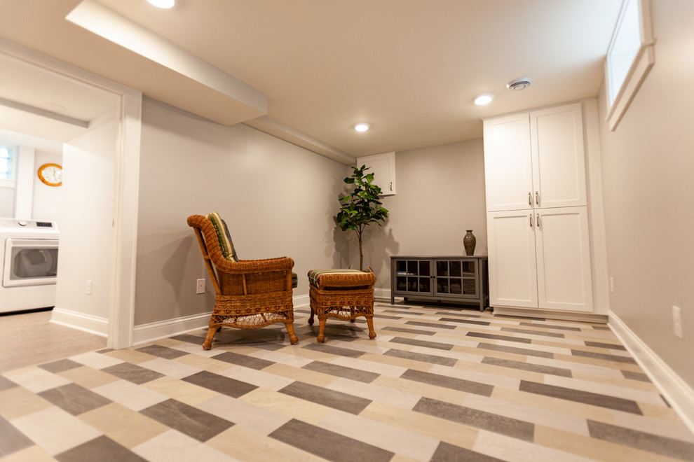 Project 28672 Longfellow Minneapolis Basement Remodel + Laundry