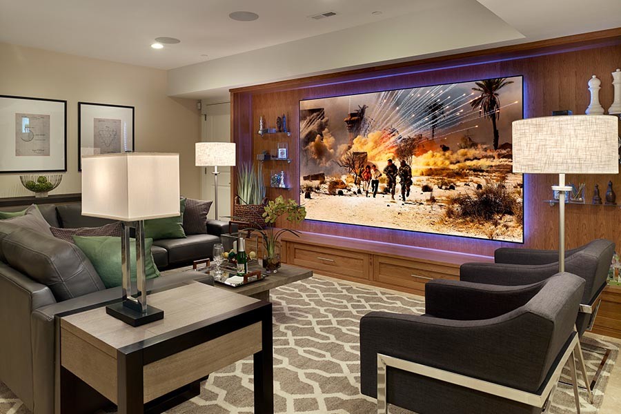 Rabbit Run Creek Transitional Basement Philadelphia by Stone