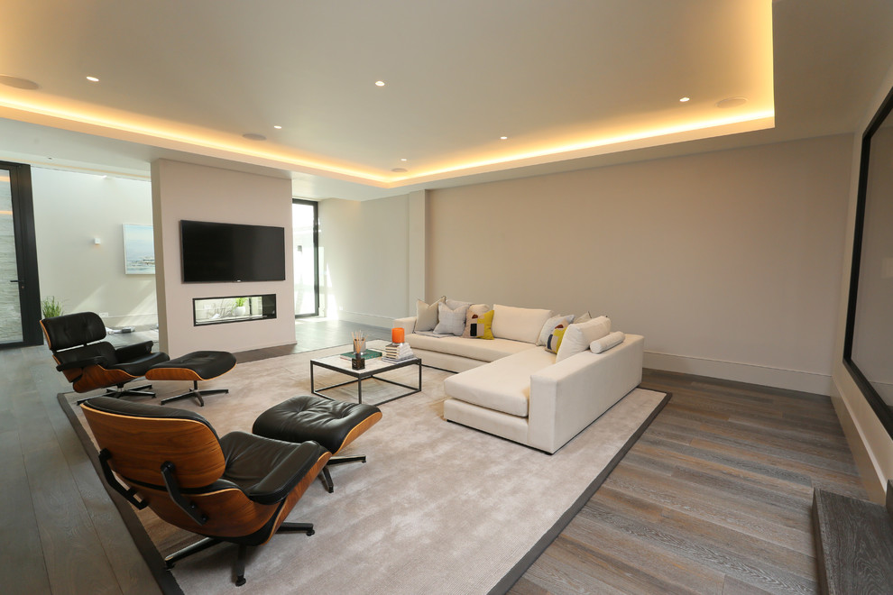 This is an example of a modern basement in London.