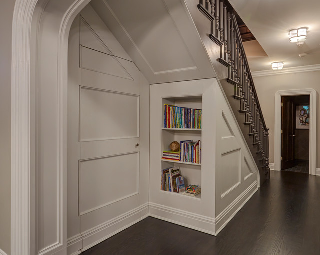 Richmond Traditional Basement Chicago by Threshold Design Lab