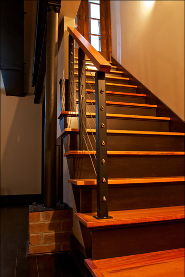 Bild på en funkis trappa