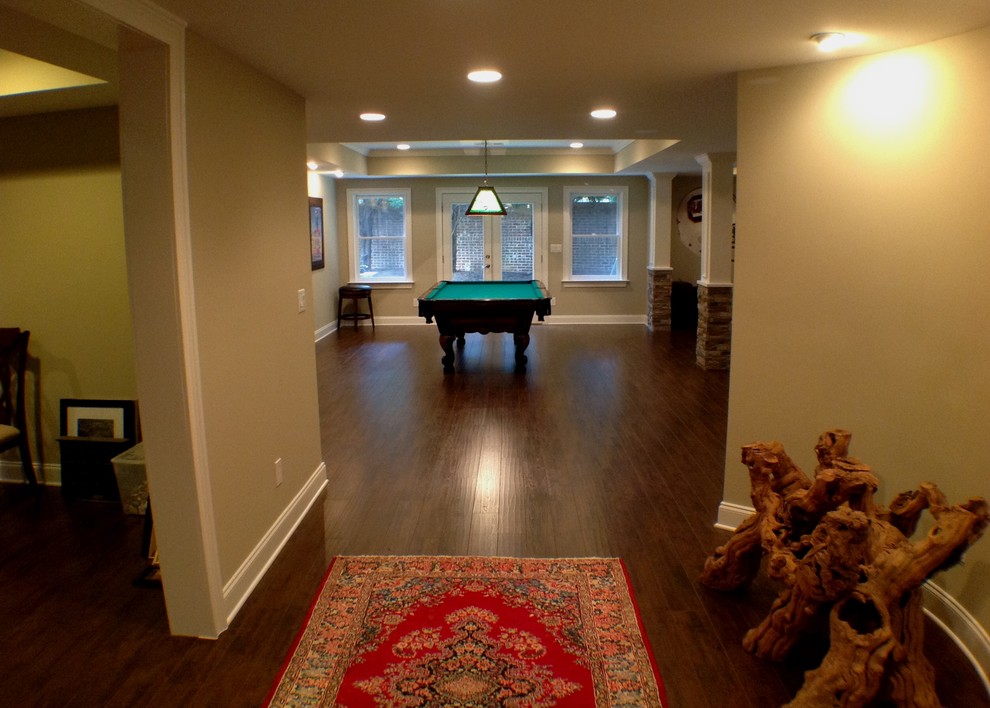 Sandy Springs Basement Traditional Basement Atlanta by The
