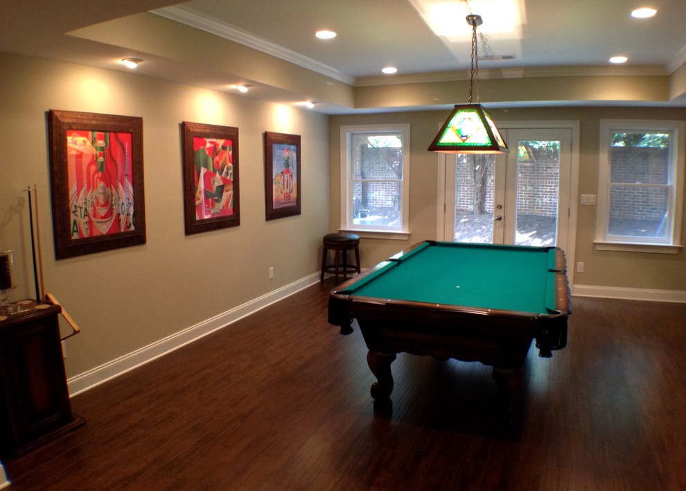 Sandy Springs Basement Traditional Basement Atlanta by The