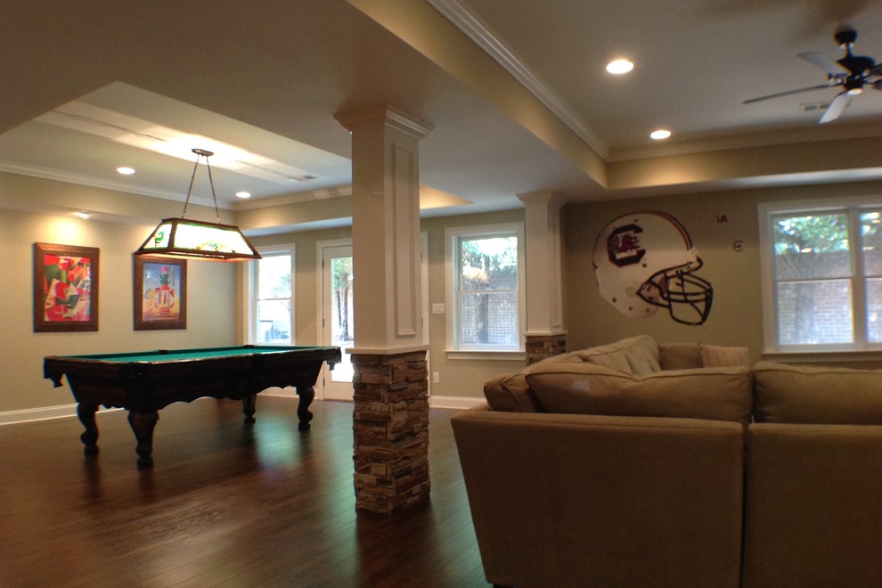 Sandy Springs Basement Traditional Basement Atlanta by The