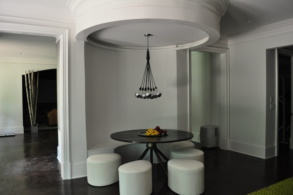 Sandy Springs, GA Basement Dining Contemporary Basement Atlanta