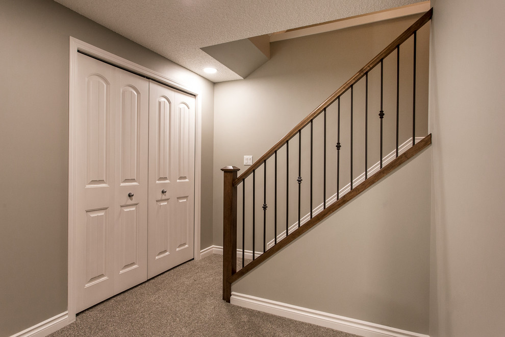 This is an example of a country basement in Edmonton.
