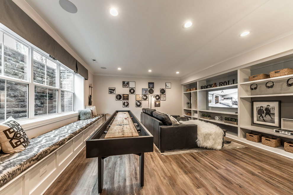 Simplified Living Custom Home in Powell, Ohio Traditional Basement