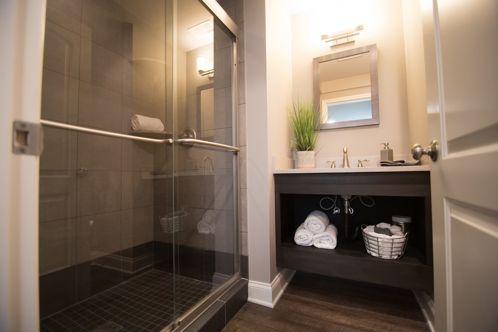 Spa Bathroom Design - Rustic - Basement - Detroit - by Finished ...