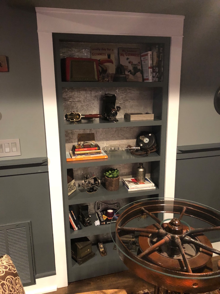 Speakeasy Industrial Basement East Cobb Renovation Industrial