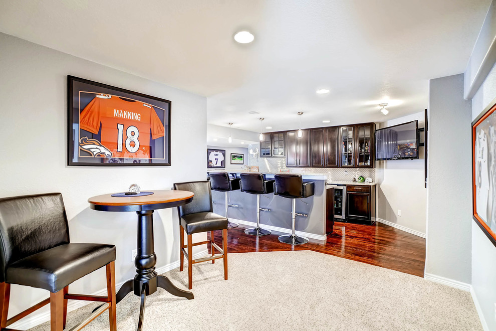 Sports basement Modern Basement Denver by D&G Construction Houzz