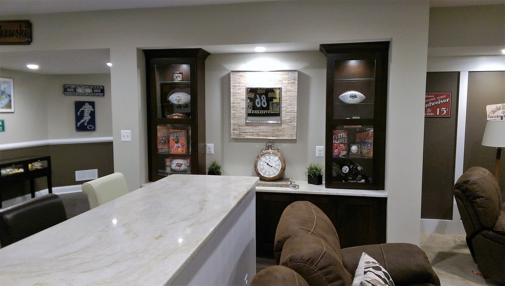 Sports Themed Basement Remodel Olney MD Transitional Basement DC