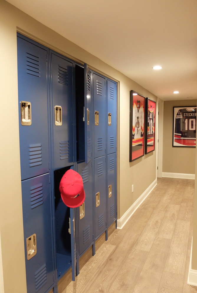 Sports Themed Basement Renovation Transitional Basement New York   Sports Themed Basement Renovation Lynn Ronan Design Img~aa31671009cbd918 9 3468 1 6d6009c 