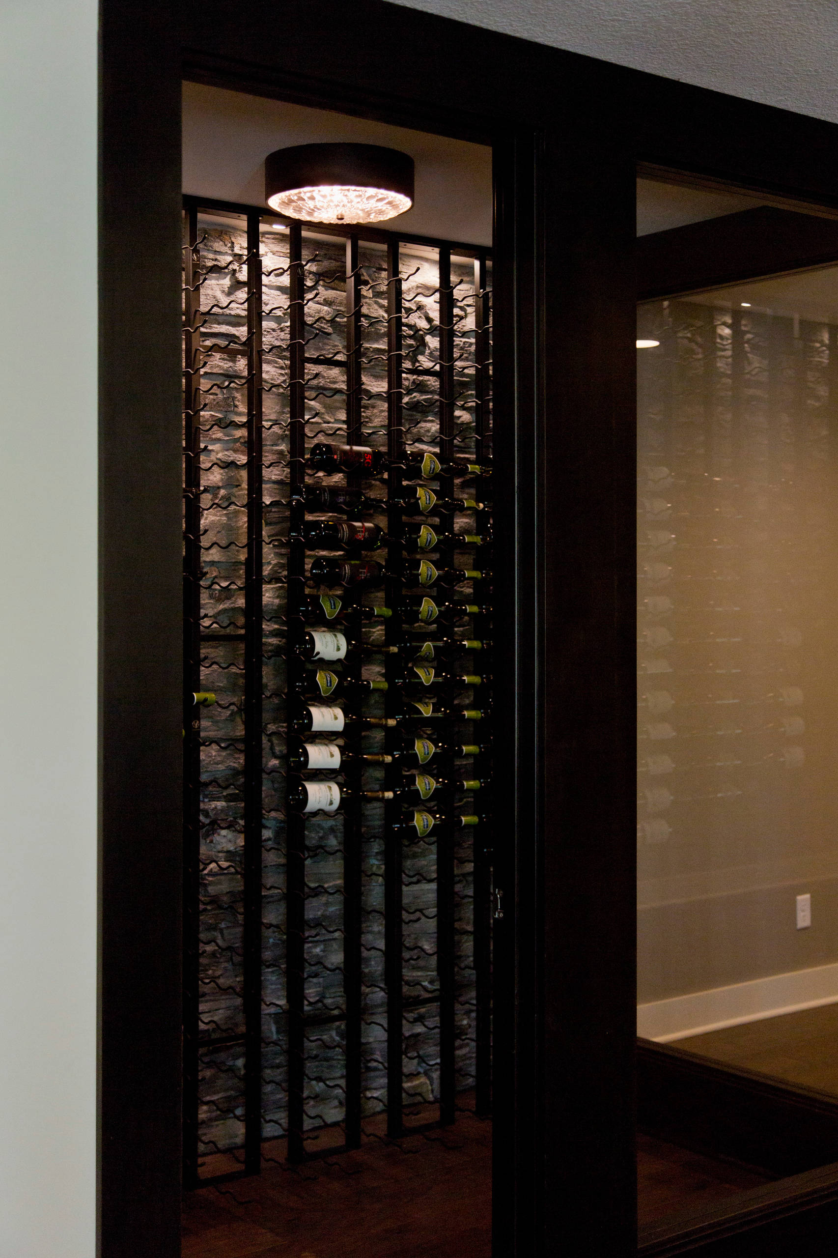 75 Most Popular 75 Beautiful Black Wine Cellar with Medium