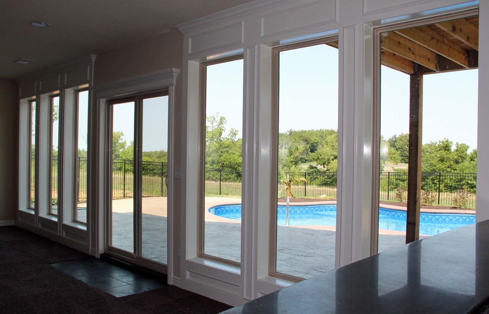 Stone Canyon subdivision in Blue Springs, MO Traditional Basement