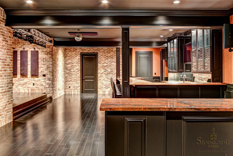 Stonecroft Homes European Estate Traditional Basement Louisville