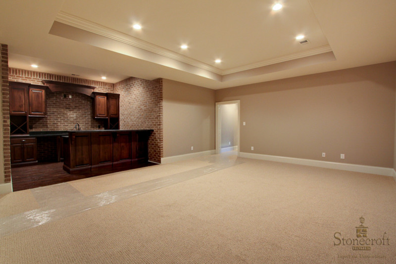 The GQ Norton Commons Traditional Basement Louisville by