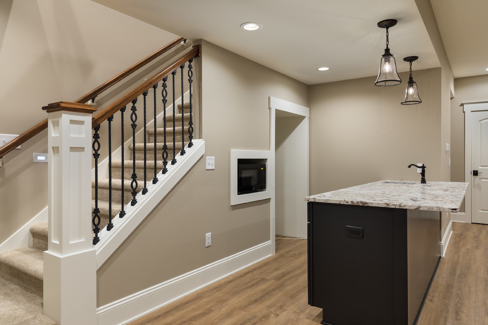 The Rockford Mi Rustic Craftsman Craftsman Basement Grand Rapids