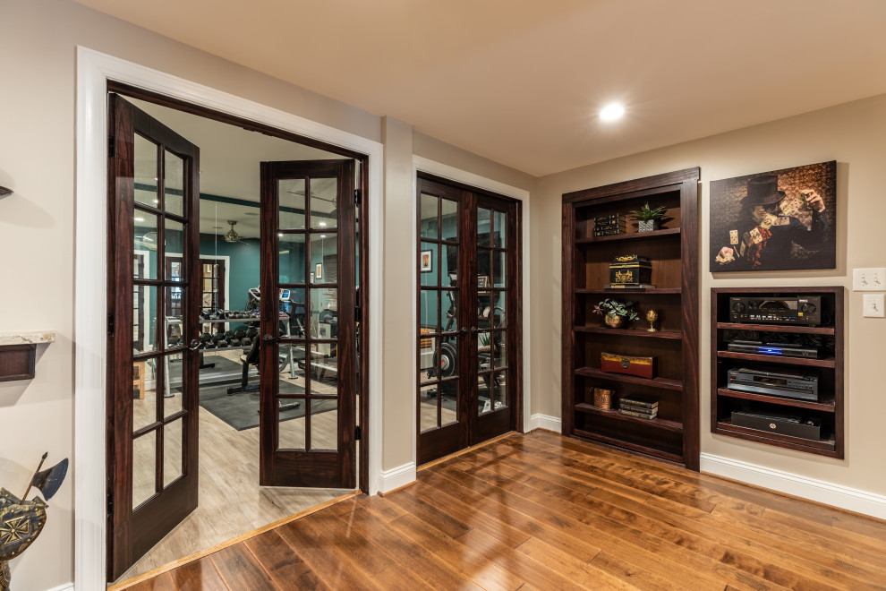 Total Basement Remodel for Refined Entertainment in Gainesville VA