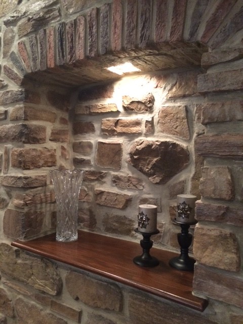 Tuscan Man Cave - Transitional - Basement - Philadelphia - by HOMEesque