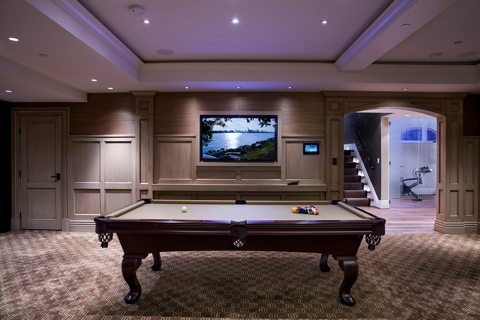 Vancouver Traditional Basement Vancouver by Teragon Developments & Construction Inc. Houzz