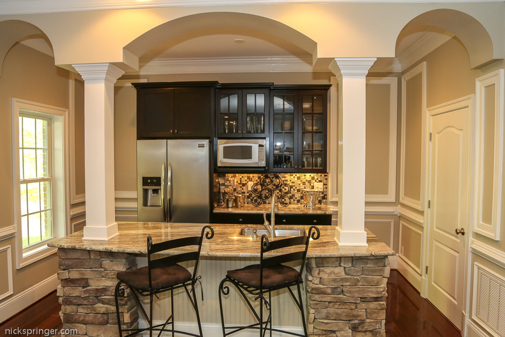 Walk Out Basement and Bar - Transitional - Basement - Richmond - by ...