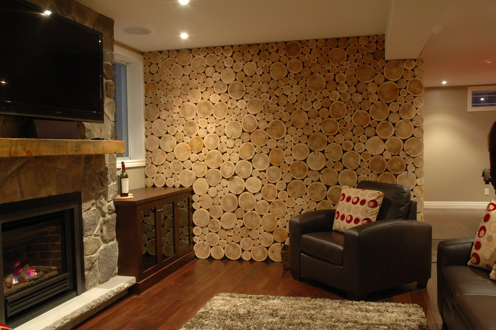 Waterloo Basement and Wall Construction Contemporary Basement Toronto by Menno Martin