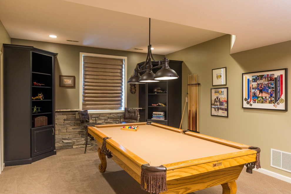 Zionsville Basement Remodel Traditional Basement Indianapolis