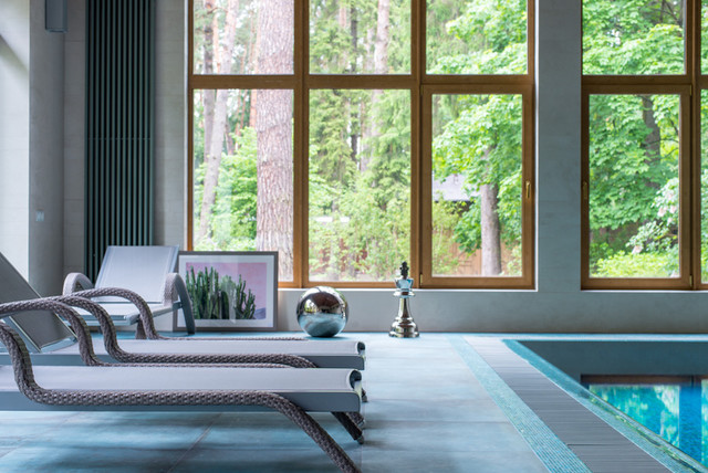 IDEA UD Contemporáneo Piscina Moscú de Idea B & O Houzz