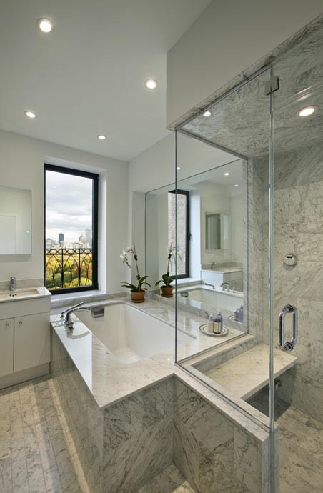 101 Central Park West: Bathroom - Contemporary - Bathroom - New York ...