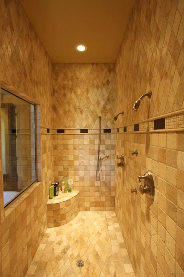 Bathroom - mediterranean bathroom idea in Austin