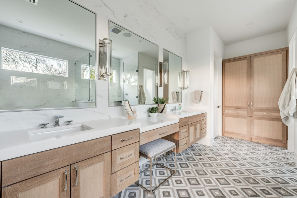 119 West Shore Modern Bathroom Dallas by 3rd Street Custom