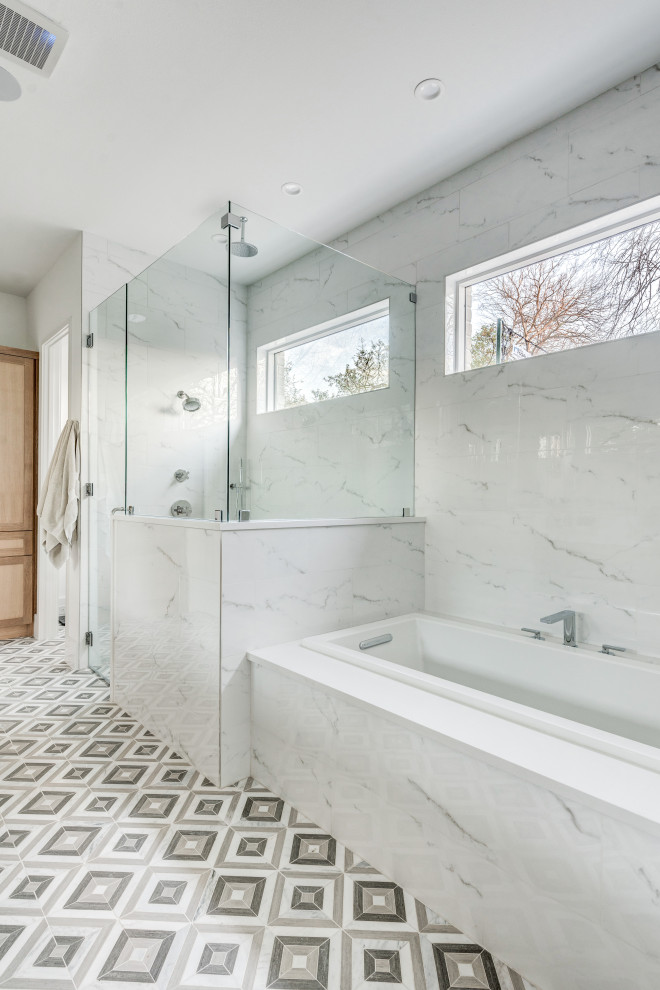 119 West Shore Modern Bathroom Dallas by 3rd Street Custom
