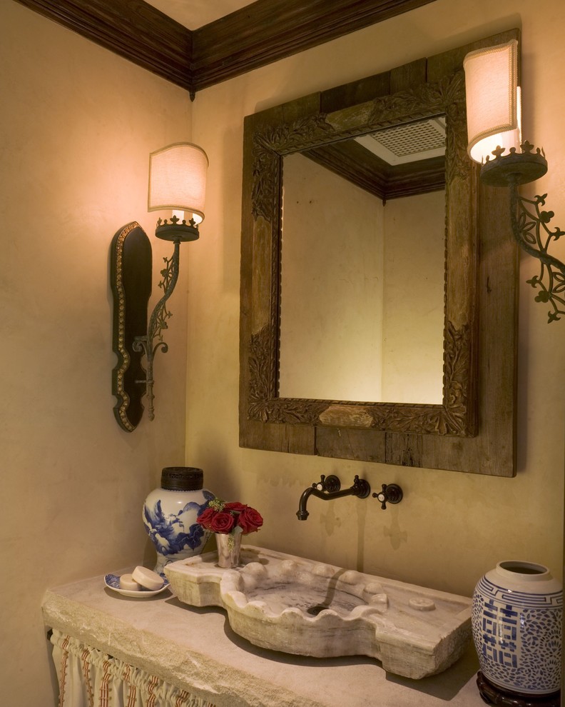 This is an example of a mediterranean bathroom in Wichita.