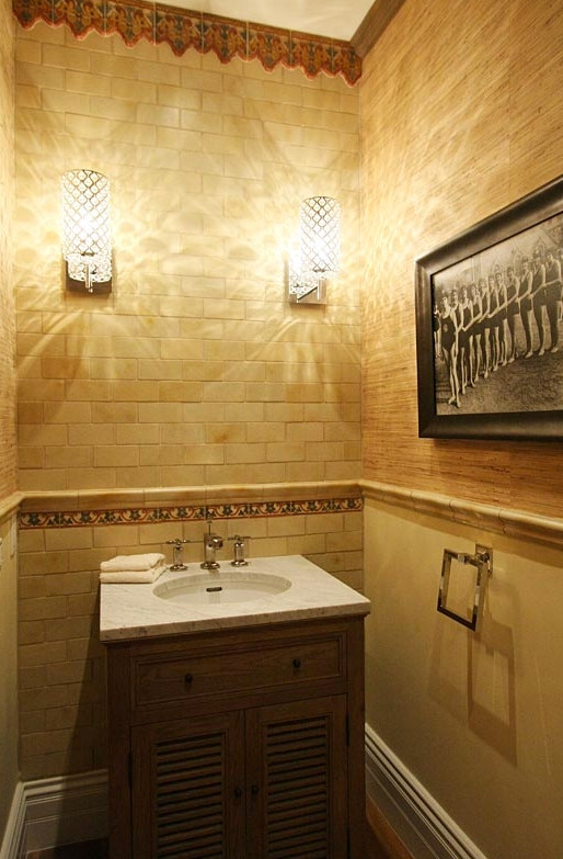 Inspiration for a mediterranean bathroom remodel in Los Angeles