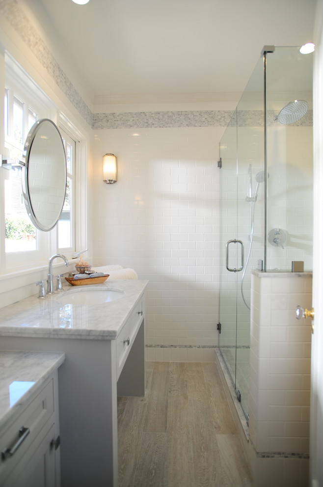 Bathroom - craftsman bathroom idea in Los Angeles