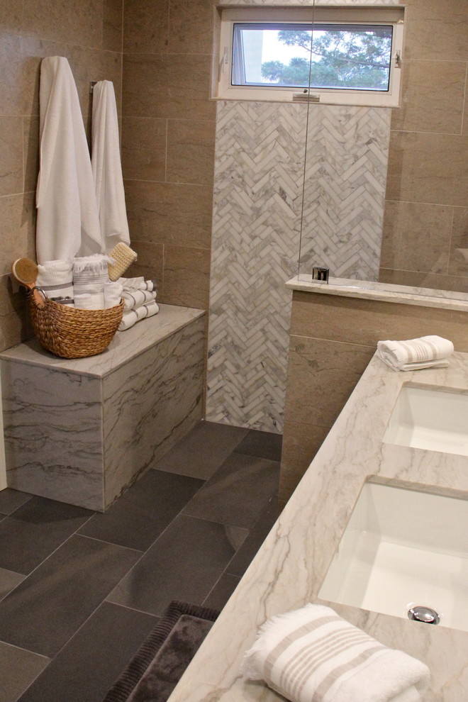 This is an example of a mediterranean bathroom in San Francisco.