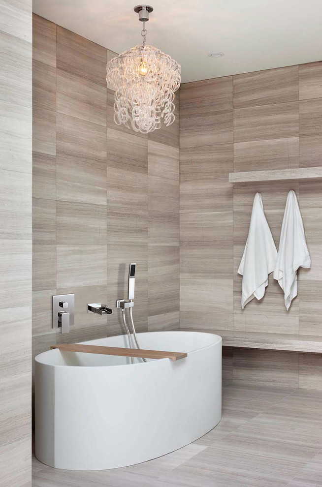 Idee per una stanza da bagno contemporanea