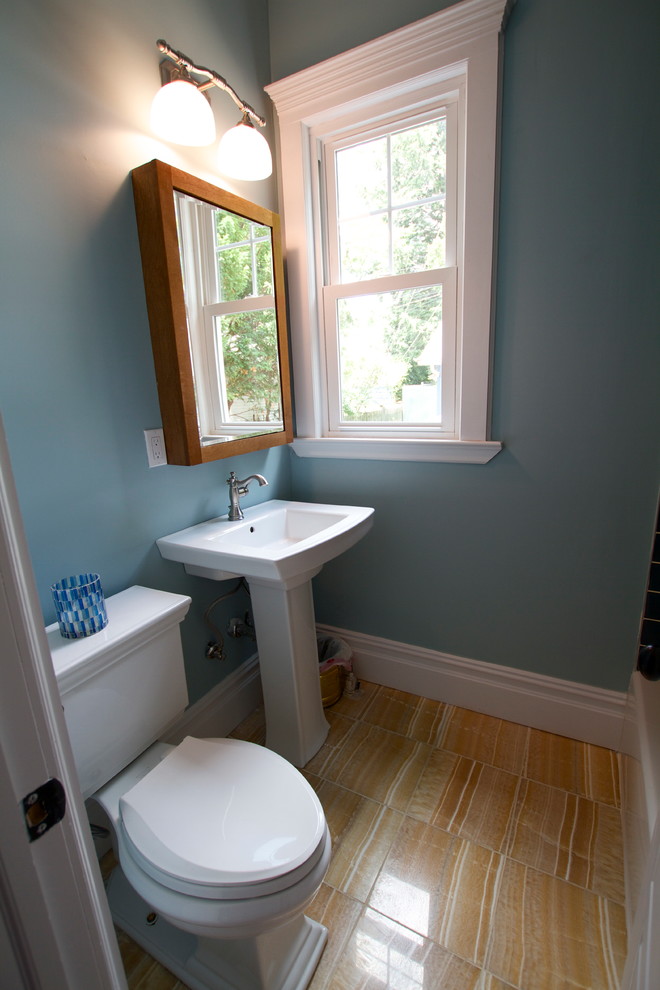 First Floor Bath - Farmhouse - Bathroom - New York - by GreenRose Design | Houzz