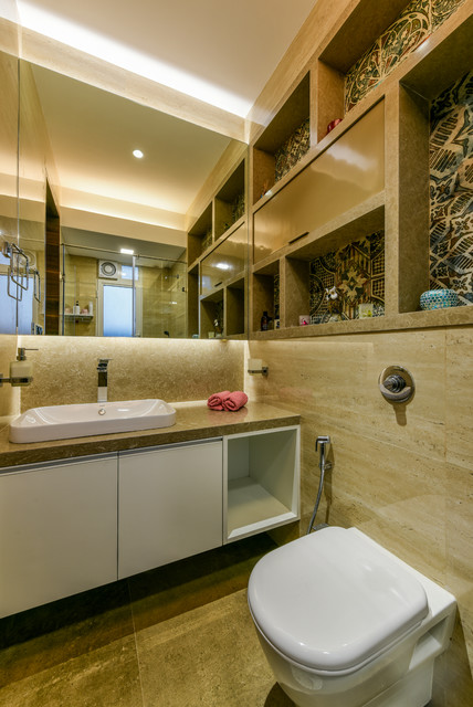 3 BHK Apartment in Mumbai - Contemporary - Bathroom - Mumbai - by ...