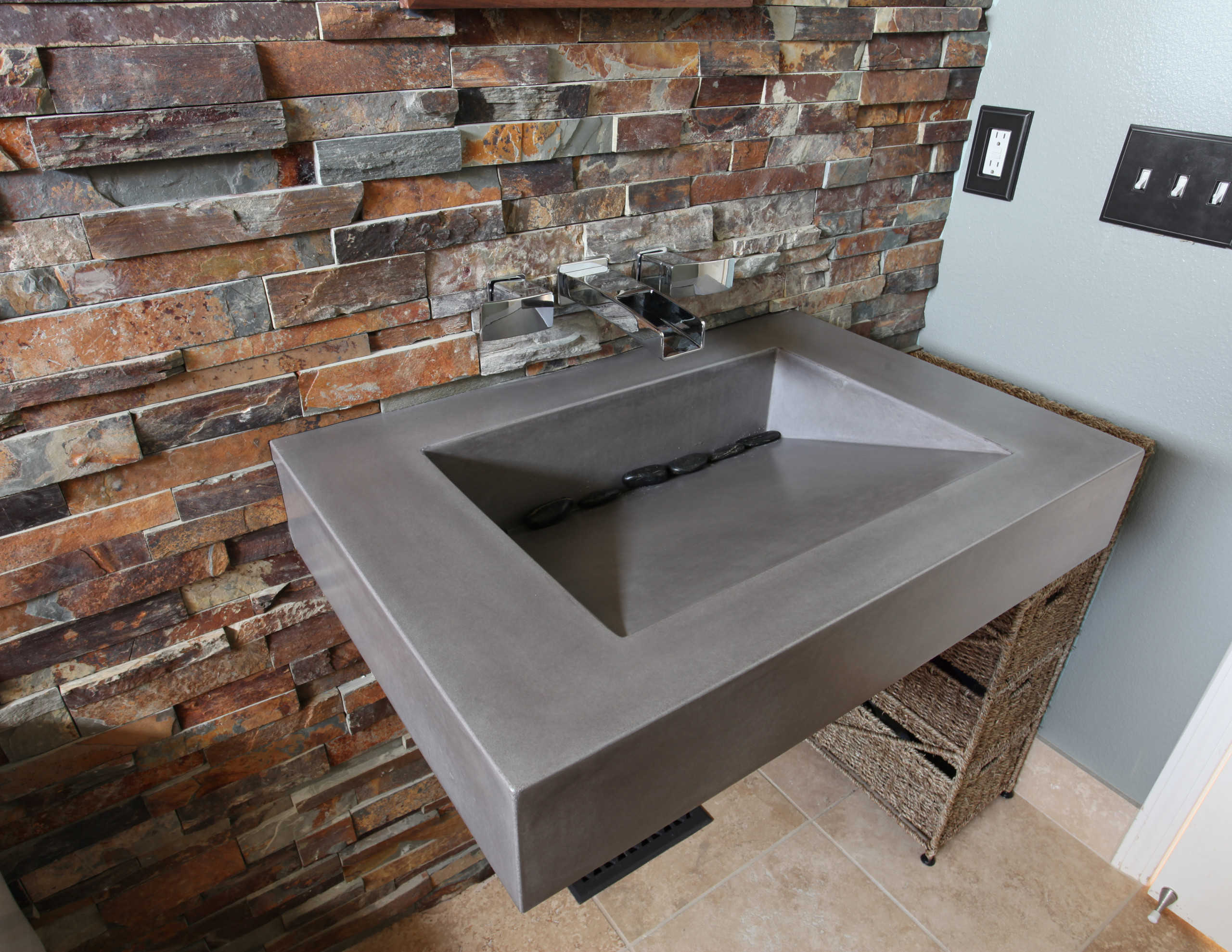 Floating Concrete Sink Houzz