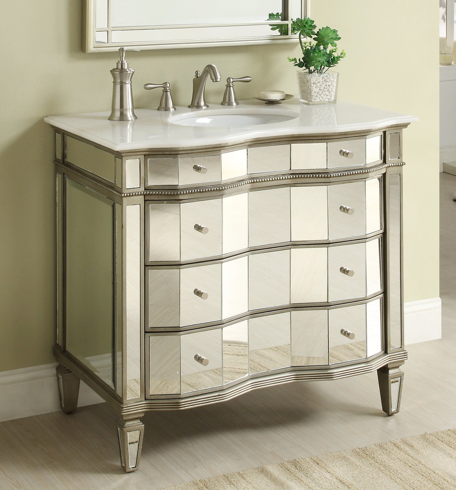 30'' Plus Vanities Contemporary Bathroom Miami by Chans