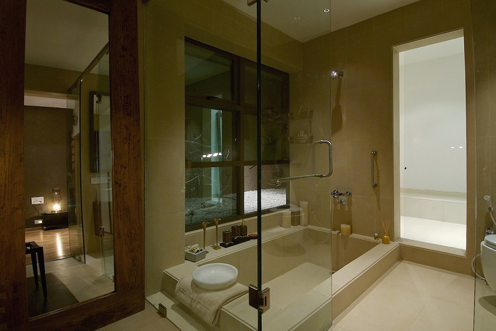 3BHK RESIDENTIAL APT IN MUMBAI Contemporary Bathroom Mumbai by