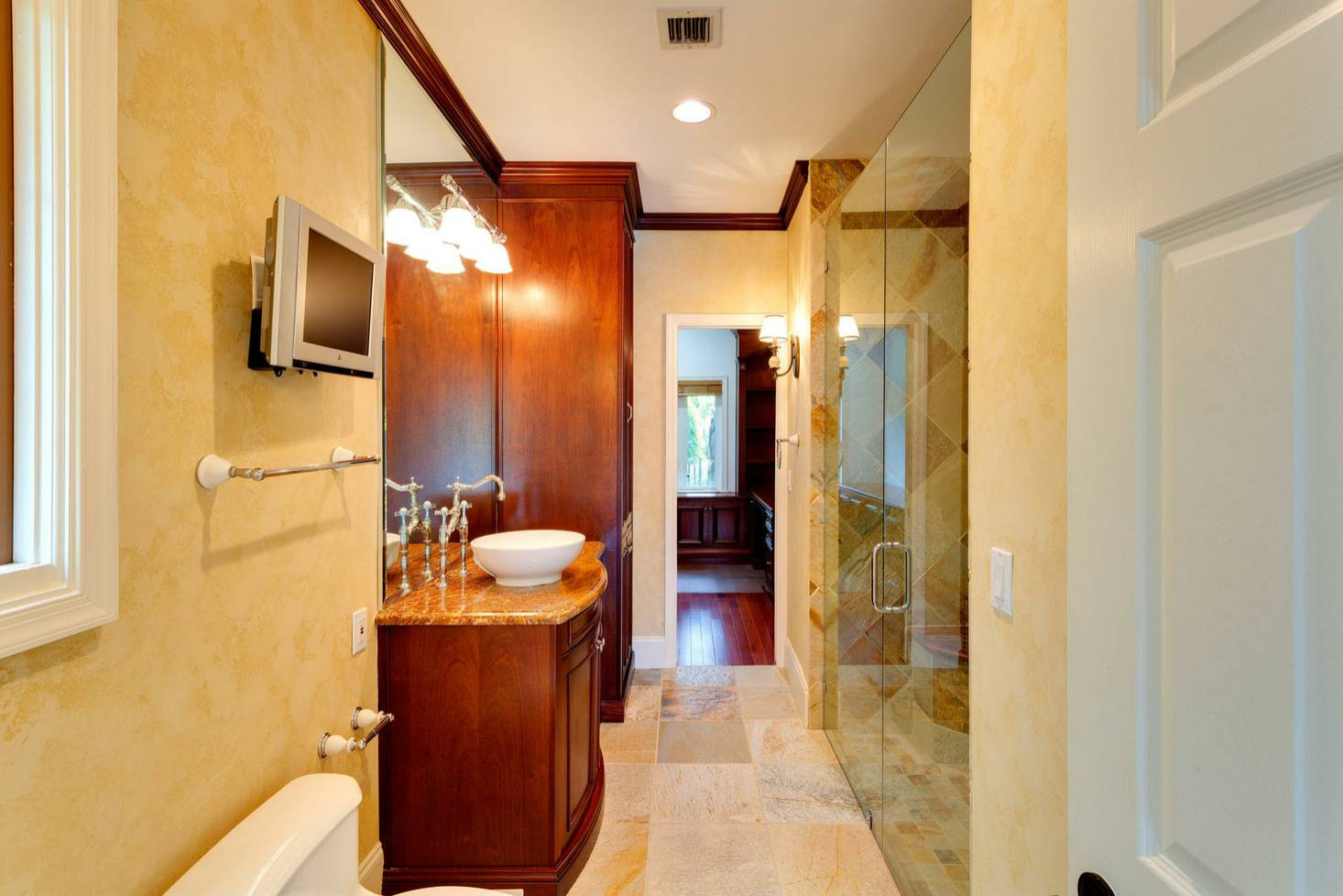 75 Beautiful Bathroom With Granite Countertops And Orange Countertops Pictures Ideas November 21 Houzz