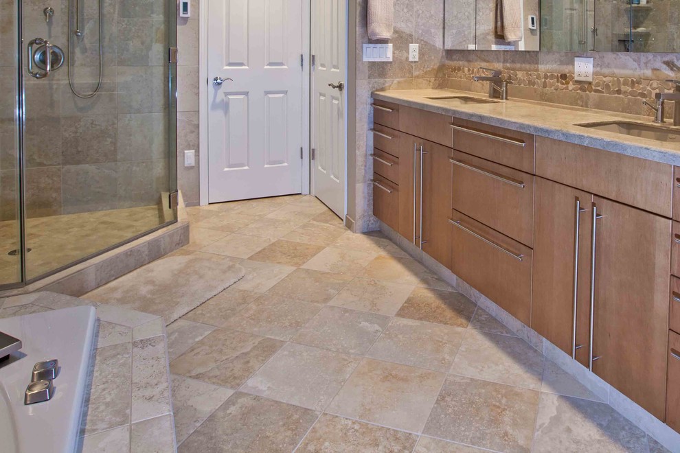 A Collection of Floors Modern Bathroom Seattle by Kitchen & Bath ReStylers Houzz