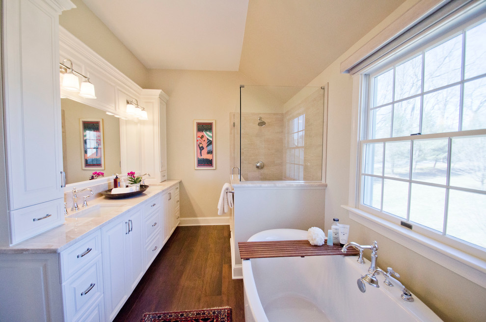 A Modern Classic Master Bath Modern Bathroom Philadelphia by