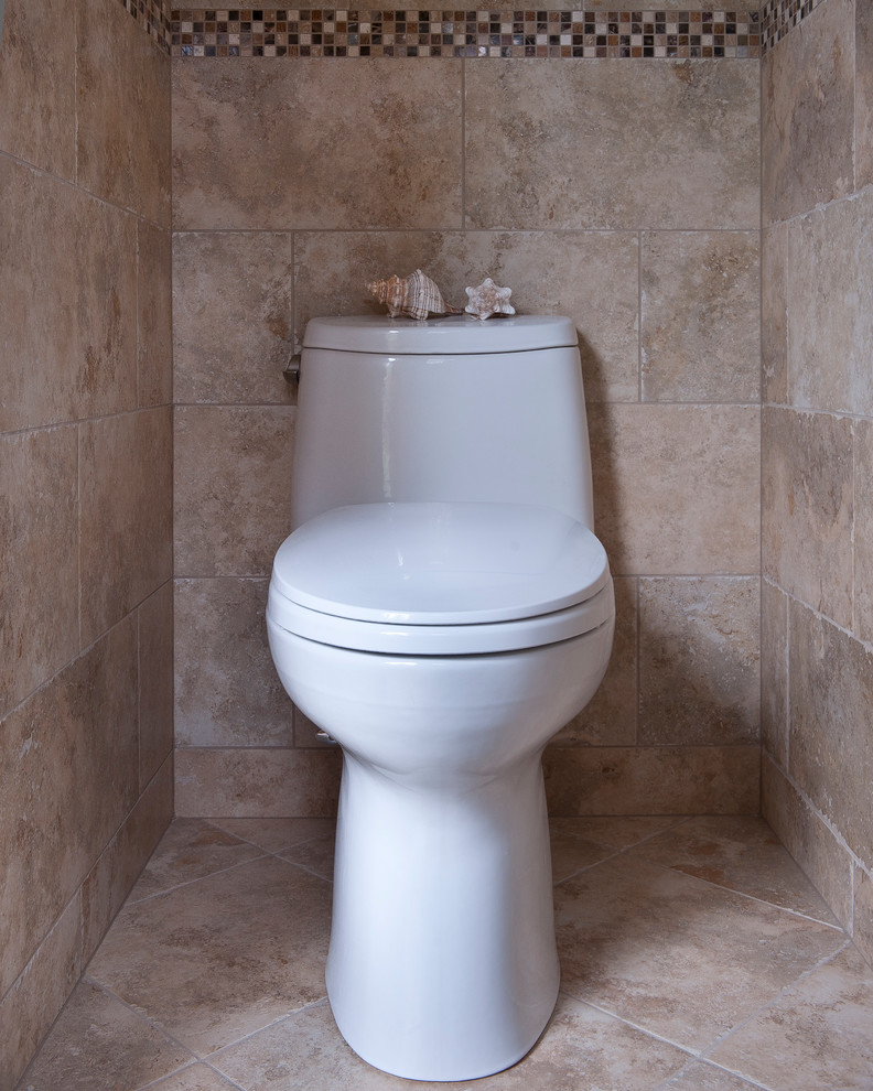 A private toilet room Traditional Bathroom Boston by Elegant