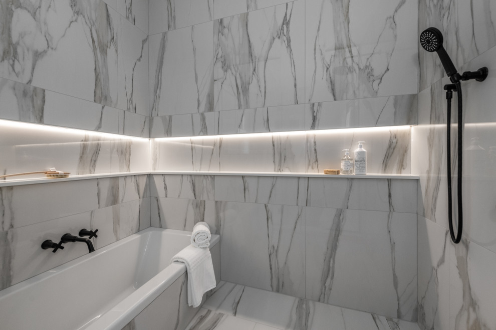 A Sacred Space Transitional Bathroom Ottawa by ARTium Design