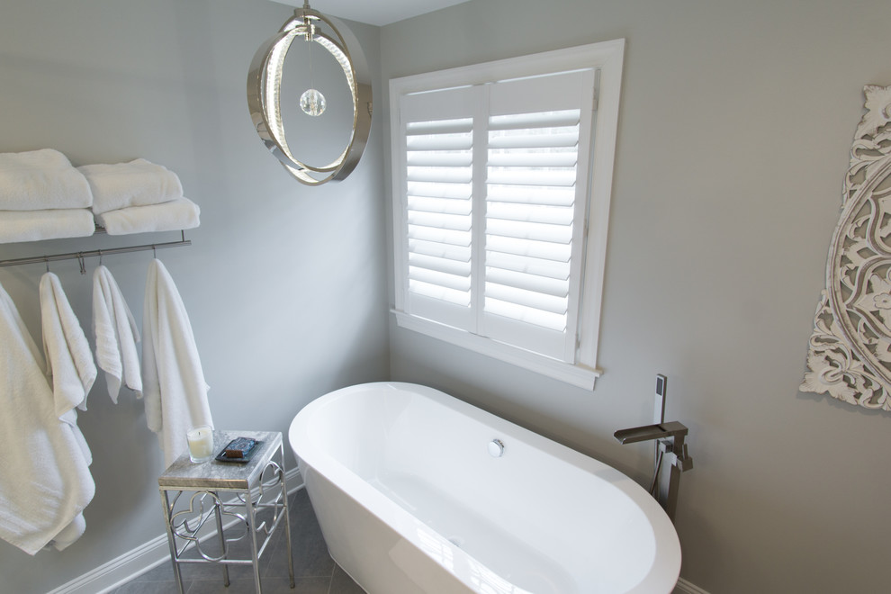 A spa retreat bathroom Modern Bathroom Philadelphia by Amiano