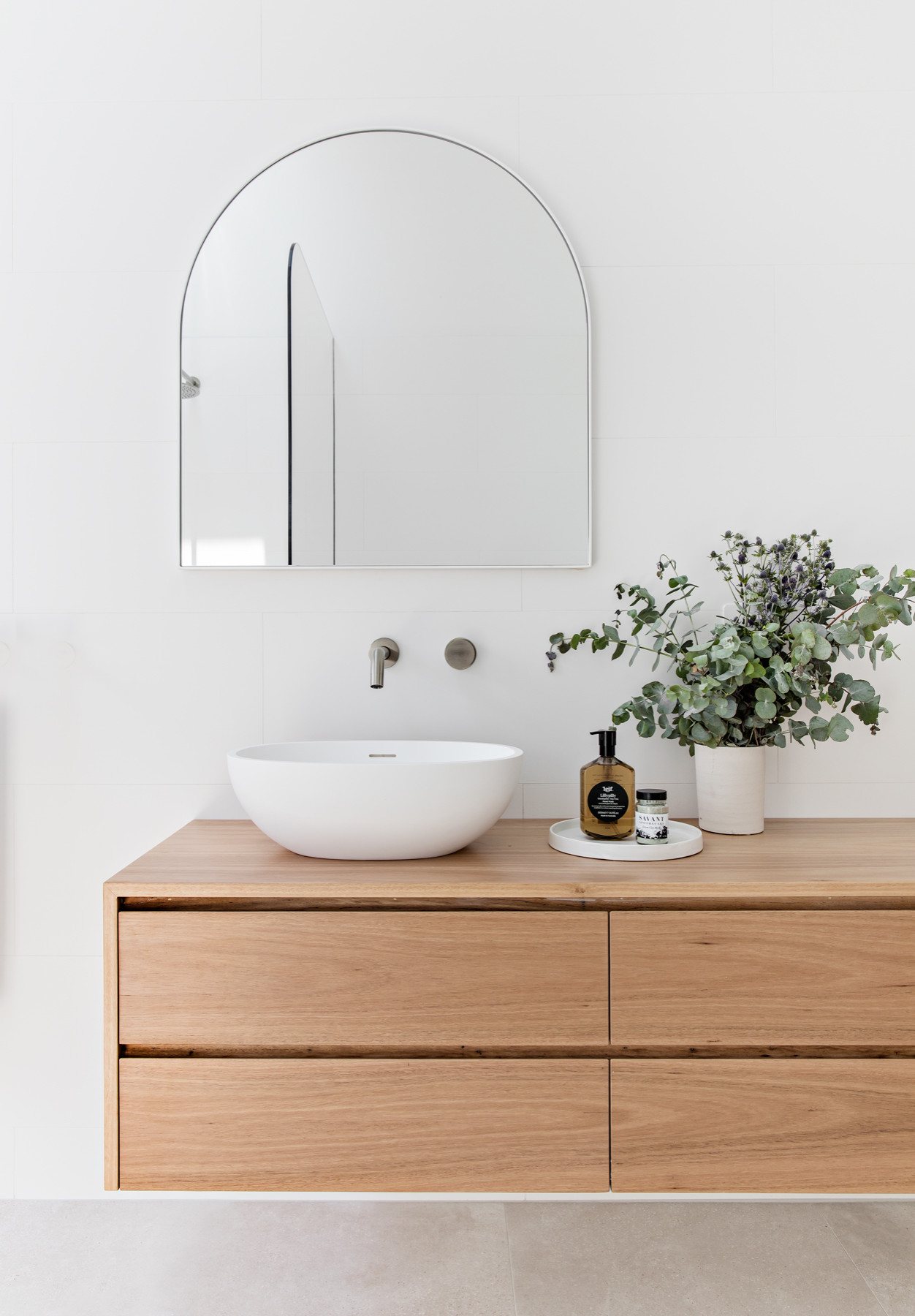 Abi Brushed Nickel Tapware Modern Bathroom Gold Coast Tweed By Abi Interiors Houzz